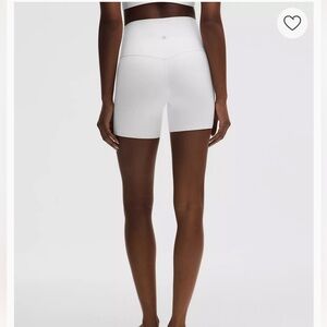 Lululemon Athletica White Bike Shorts